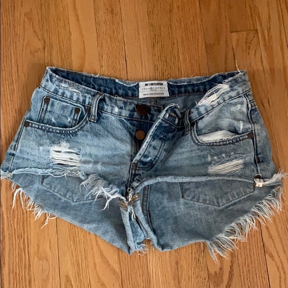 One teaspoon denim shorts - Picture 1 of 2